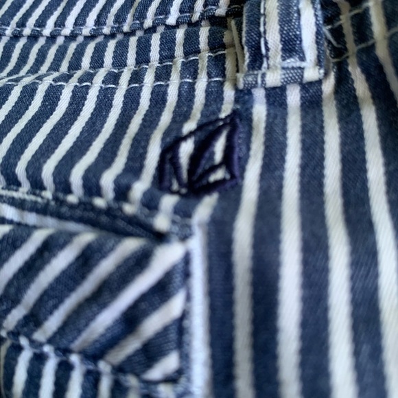 Junior Volcom Pants with Railroader Stripes size 3 - Picture 3 of 6